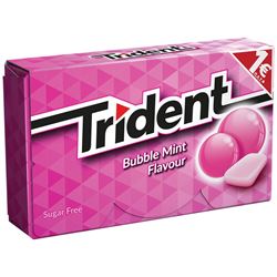 Τσίχλα Trident Senses Bubble Mint μπροστινή όψη