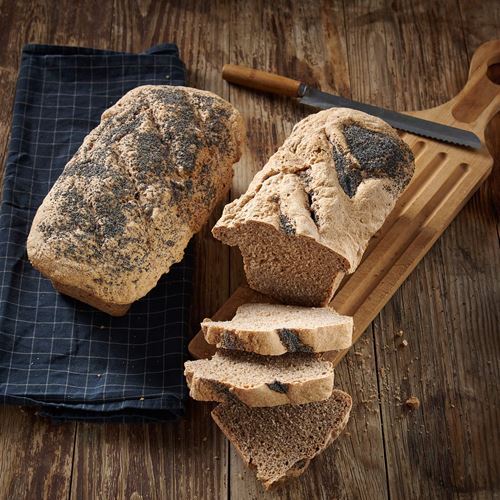 Εύκολο ψωμί ολικής χωρίς ζύμωμα