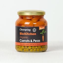Βιολογικά καρότα & αρακάς