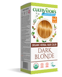 Vegan βαφή μαλλιών σκούρο ξανθό
