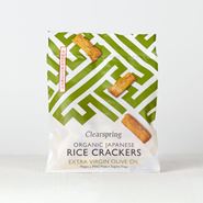 Organic Japanese Rice Crackers Extra Virgin Olive Oil