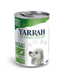 Vegan κονσέρβα με ζωοτροφή για σκύλους.