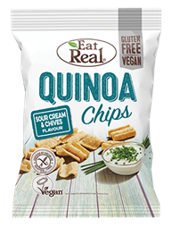 Τσιπς κινόα με sour creams & chives