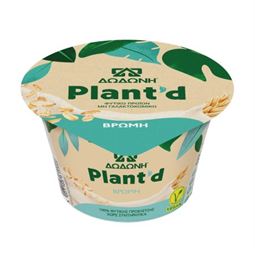 Vegan γιαούρτι βρώμης.