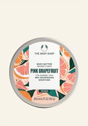 Pink grapefruit body butter