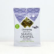 Organic Seaveg Crispies Black Pepper (Crispy Seaweed Thins)