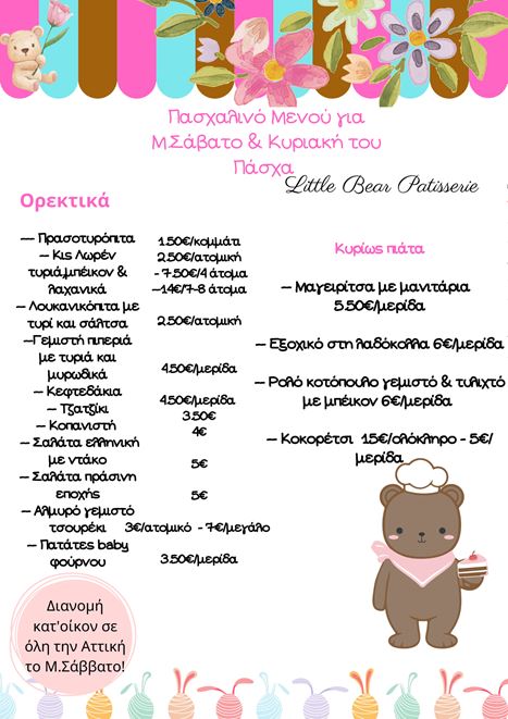 Πασχαλινό μενού αλμυρών πιάτων