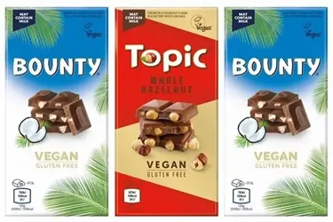 Σοκολάτες bounty vegan