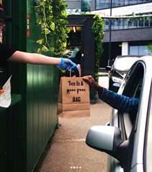 Drive thru in Europe