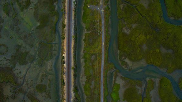 Abraham Barrera wetlands aerial Unsplash