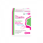 Pure Cotton Ultra Thin Winged Pads Super